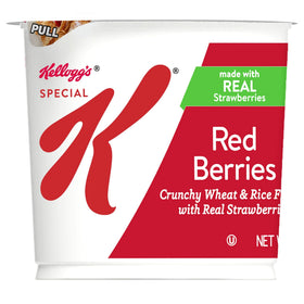 Kellogg's Special K Real strawberries highlight fresh flavor.