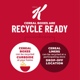 Kellogg's Special K Red Berries serving idea at desk or on the go