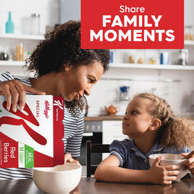Kellogg's Special K Red Berries ingredients listing highlighting whole grain content