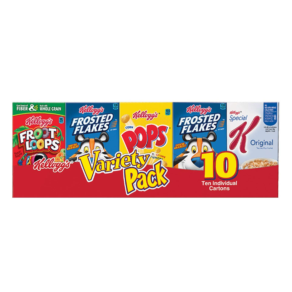 Kellogg's Variety Pack Boxes show quick morning options for busy schedules