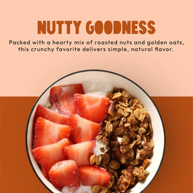 Kelly's Four Plus Granola morning-routine emphasizes fiber and plant-based protein