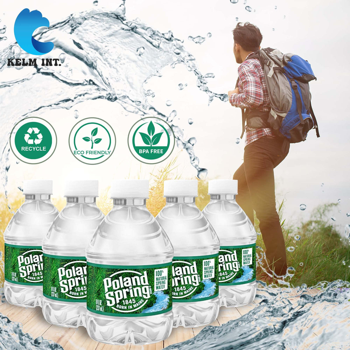 Kelm Int BPA-free and recyclable packaging supports sustainability