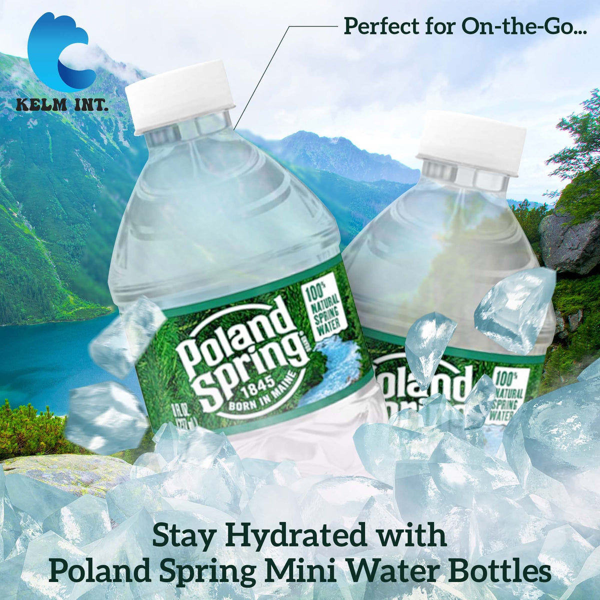 Kelm Int leak-proof seal on mini bottle ensures freshness through travel