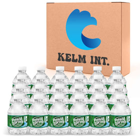 Kelm Int Poland Spring 8oz mini bottles 24-pack ready for on-the-go hydration