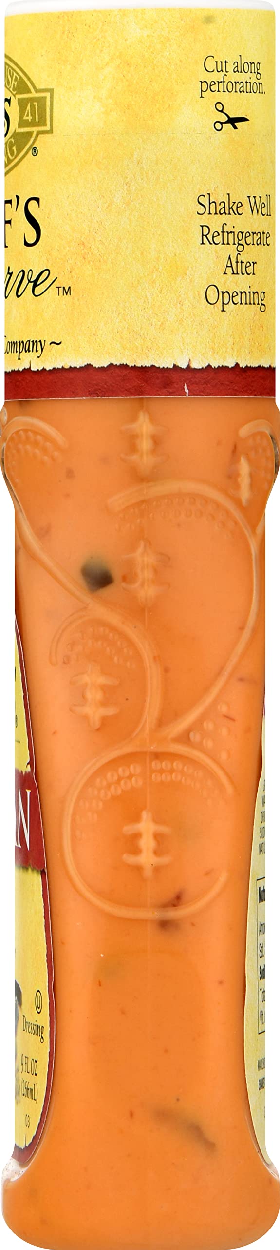 Sandwich stack drizzled with Ken's Russian Dressing for zesty finish