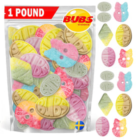 Kenai Kitchen BUBS Swedish Candy foam candy in resealable pouch for freshness.