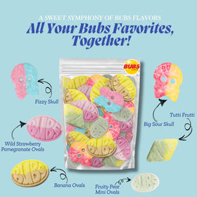 Kenai Kitchen BUBS Swedish Candy tutti frutti adds colorful sweetness.