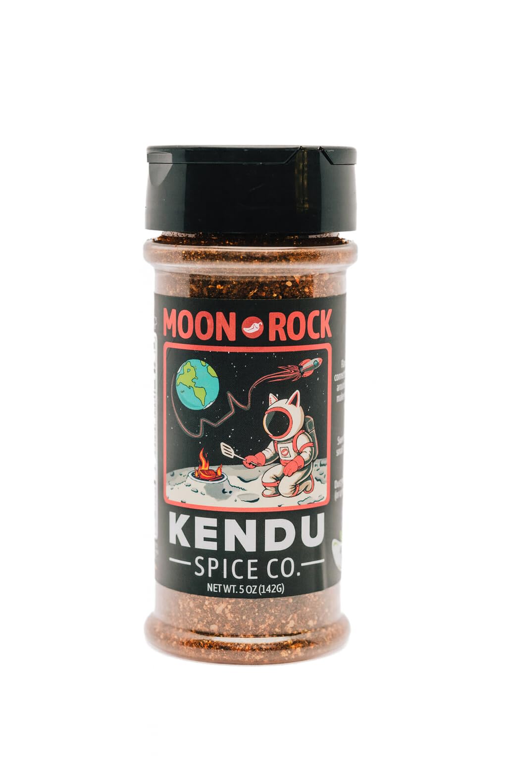 Kendu Moon Rock Rub label closeup shows premium ingredients