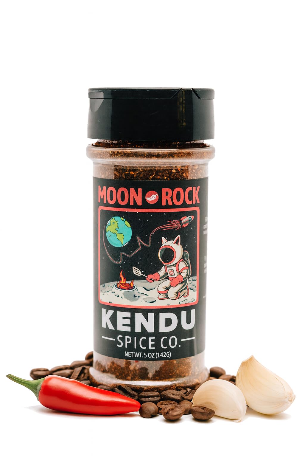 Kendu Moon Rock Rub pork chops with smoky notes