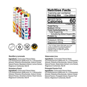Kenetik 12-pack display on shelf showcases variety for shoppers