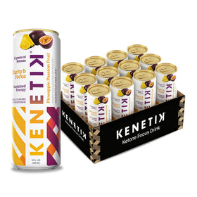 Kenetik caffeine-free focus drink pineapple-passionfruit can supports steady mental clarity.
