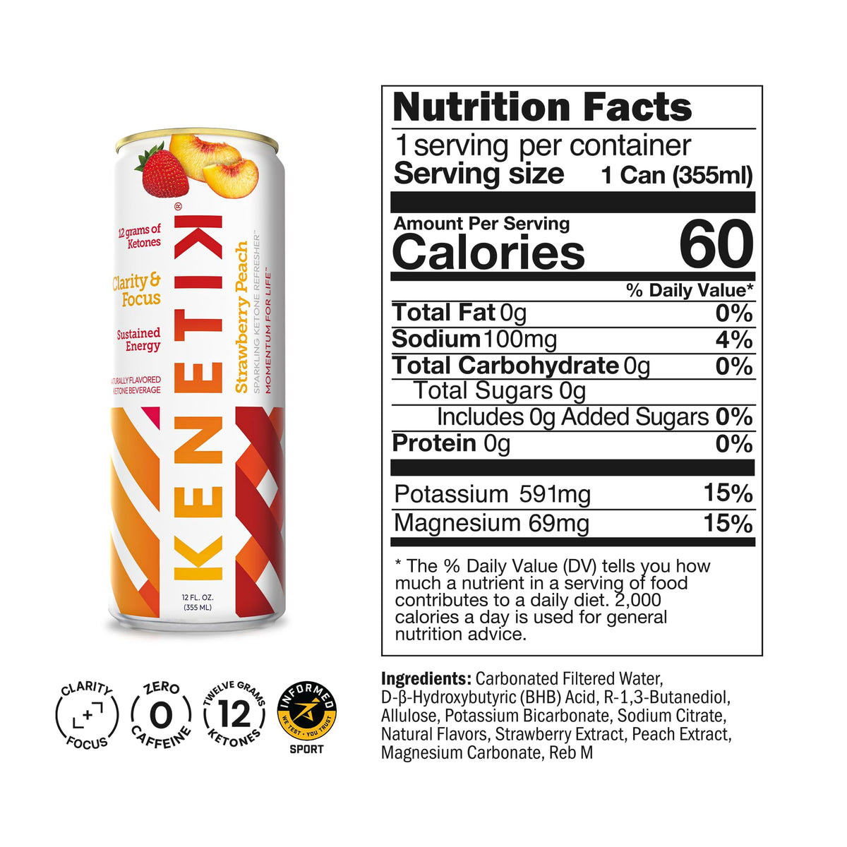 Informed Sport badge visible on Kenetik packaging