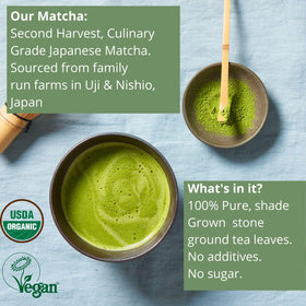 Kenko Matcha Green Tea Powder sealed bag highlights freshness for lattes.