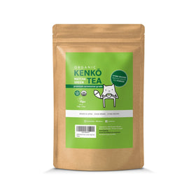 Kenko Tea Matcha ceremonial bag front showing premium ceremonial-grade powder.
