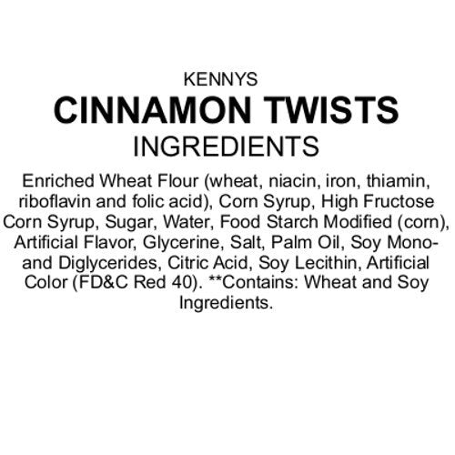 Kenny's Cinnamon Licorice packaging USA highlights Made in USA quality