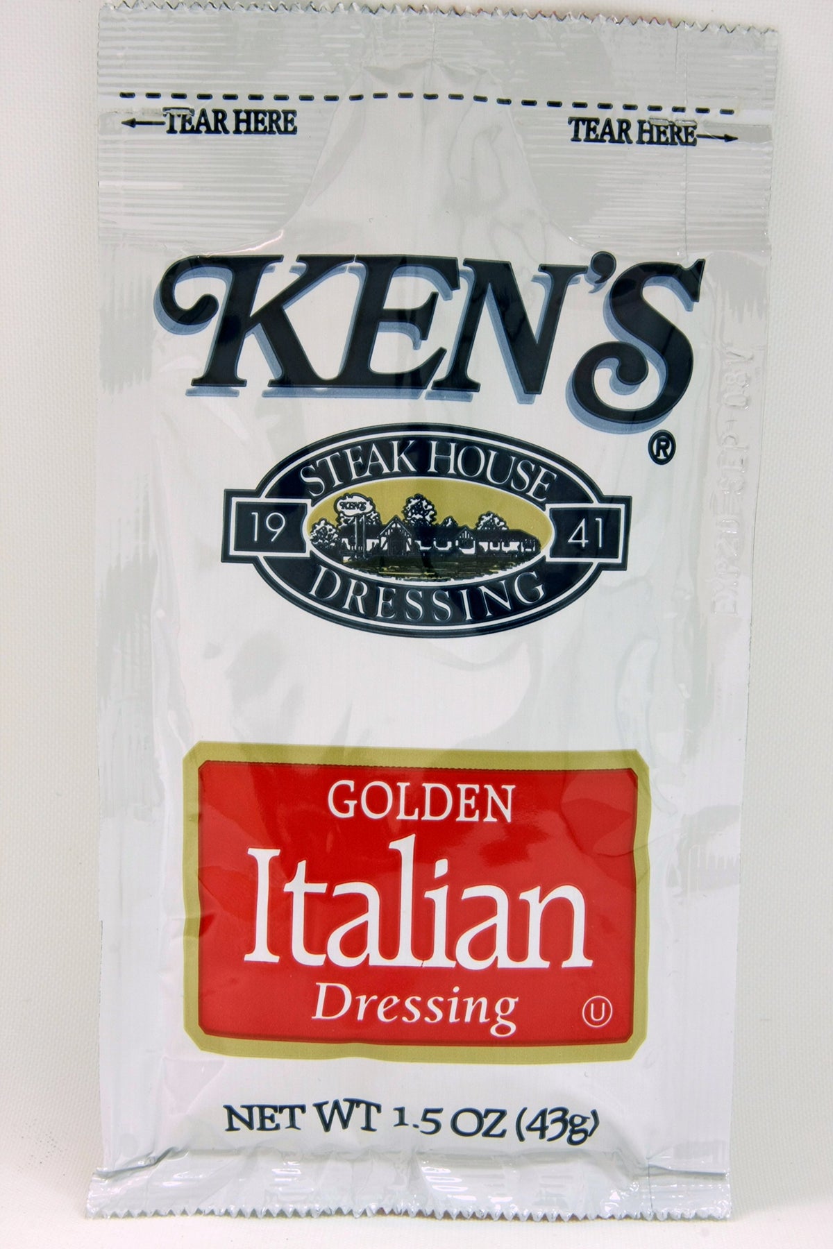Ken's Golden Italian Dressing case of 60 bottles on display for bulk catering