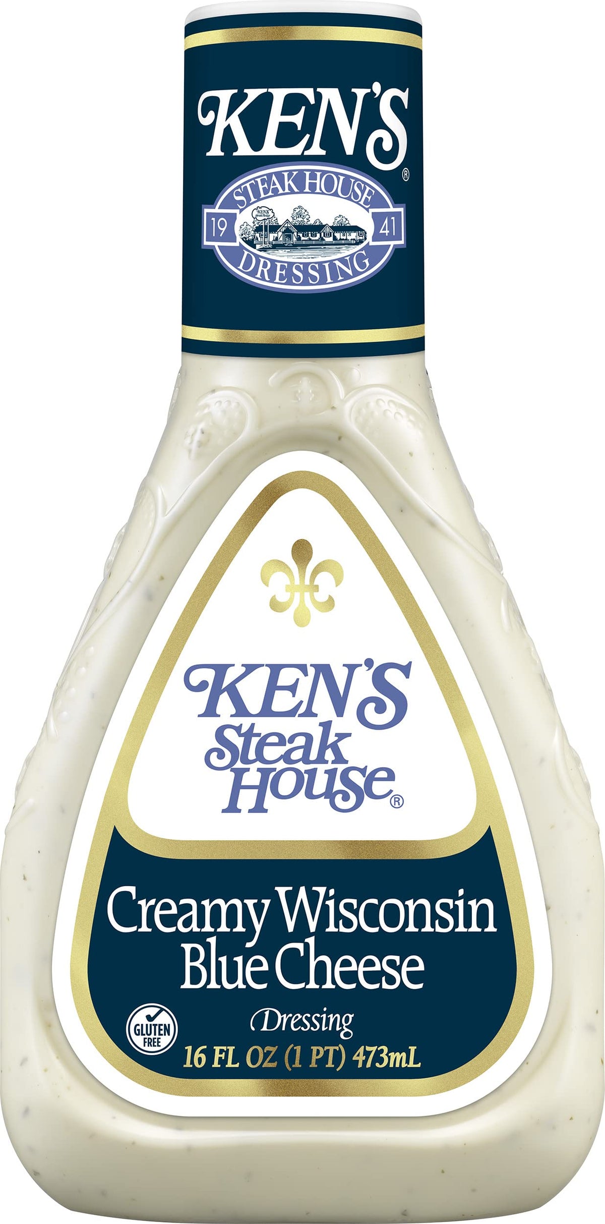 Creamy blue cheese dressing for dipping vegetables with bold tang