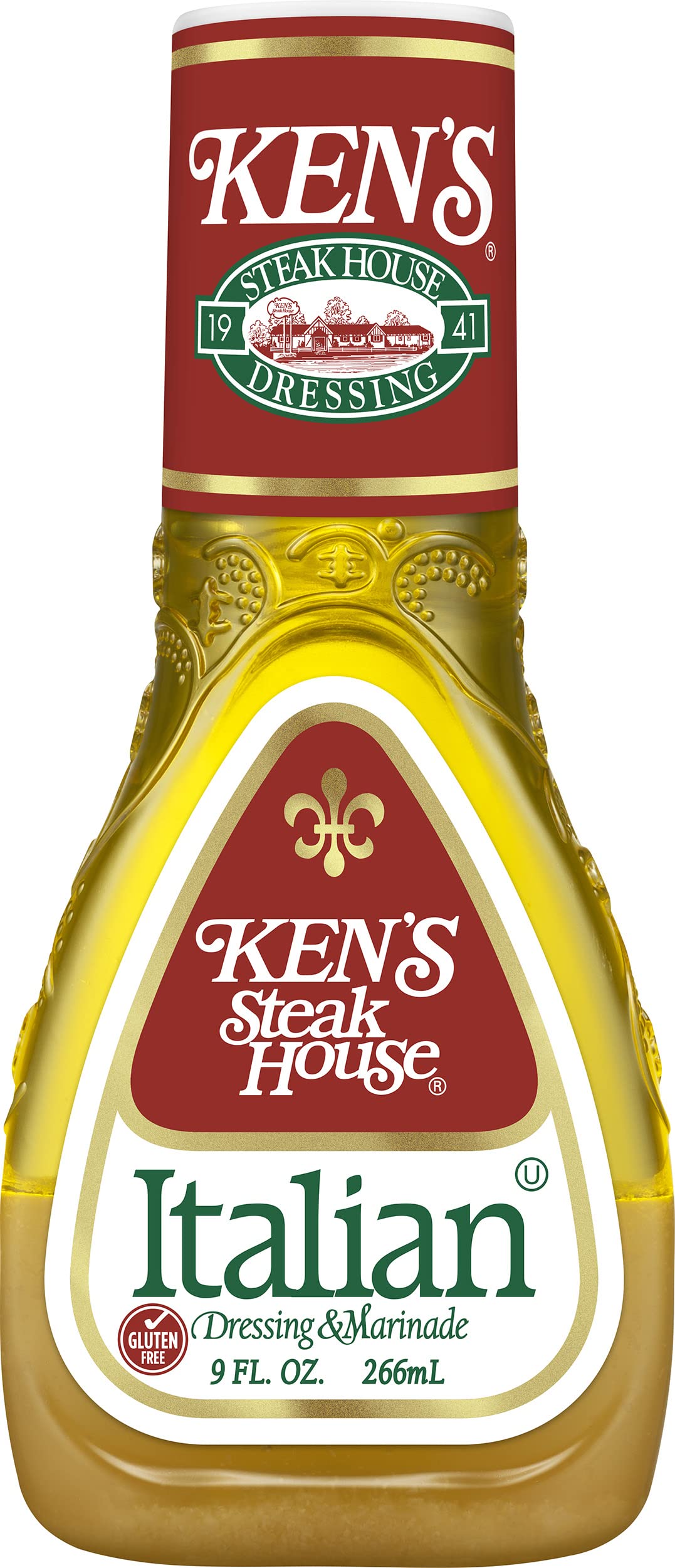 Pasta salad gets zest from Ken's Italian dressing during mixing