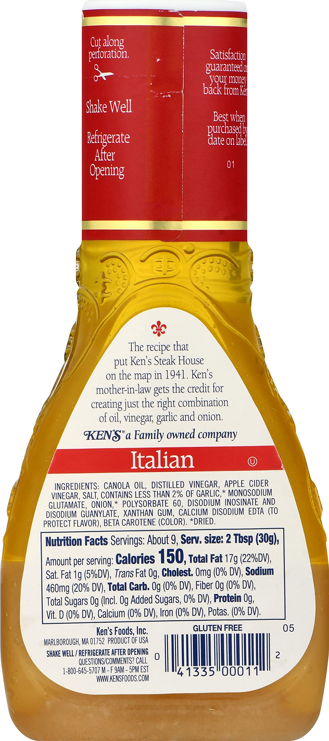 Ken's Italian dressing on a sandwich adds zing