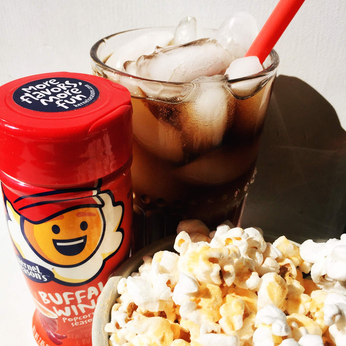 Kernel Season's Buffalo Wing seasoning on potatoes for extra flavor.