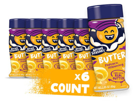 Kernel Season's Butter Seasoning jar adds real butter flavor to popcorn.