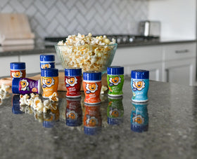 Kernel Season's Caramel Corn mini jar provides a caramel finish to popcorn