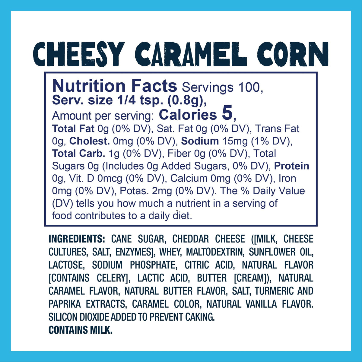 Kernel Season's ready-to-serve snack setup with cheddar caramel aroma.