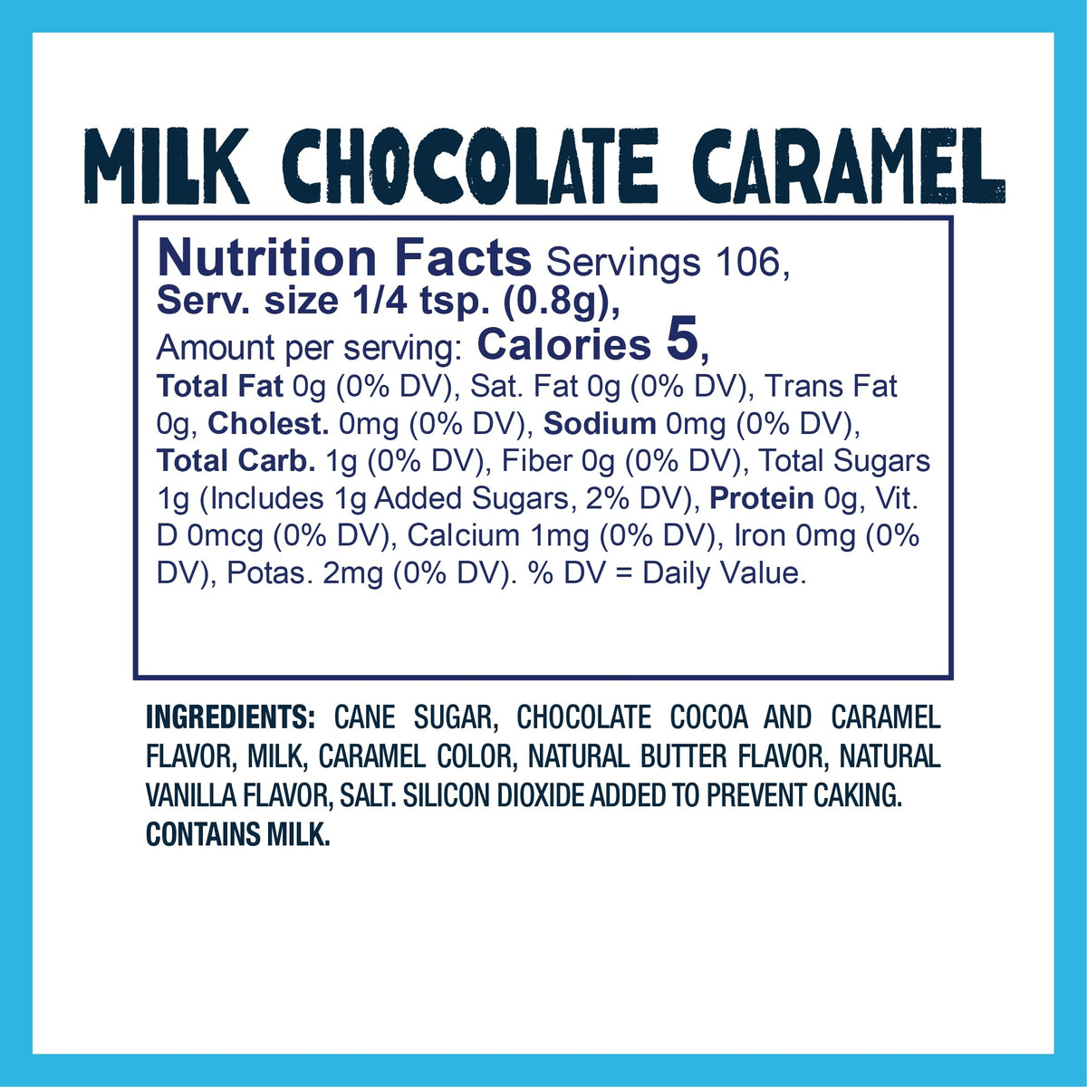 Pouring Kernel Season's Milk Chocolate Caramel seasoning over snacks