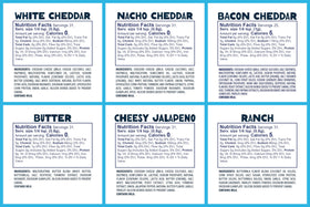 Kernel Season's mini nacho cheddar canister adds zesty cheese to popcorn.