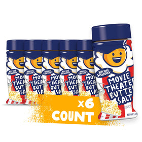 Kernel Season's popcorn seasoning jar front with theater-style butter salt for popcorn.