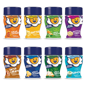 Kernel Season's White Cheddar mini jar for popcorn flavor elevation and snacking variety