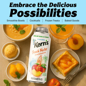 Kern's Peach Nectar adds flavor to cocktails and mocktails