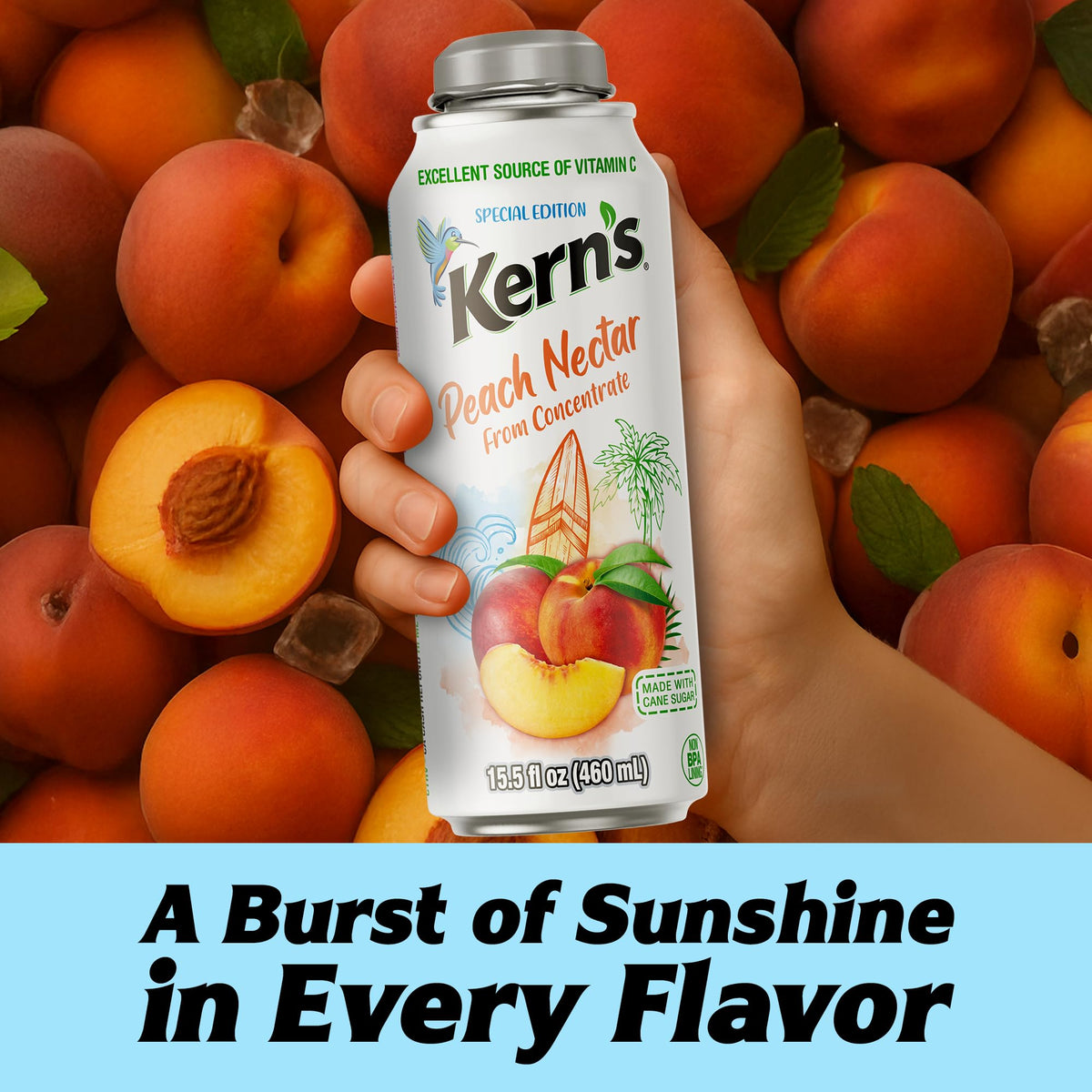 Kern's Peach Nectar pantry bulk pack ready for gatherings and everyday use
