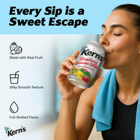 Kern's juice pantry-pack emphasizes convenience for lunchboxes, picnics, and family meals