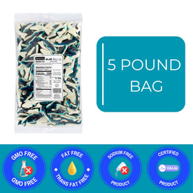 Kervan Bebeto Blue Shark Gummies party favors for celebrations and buffets.
