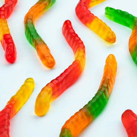 Bright colorful worms from Kervan Bebeto, perfect for gift baskets and celebrations