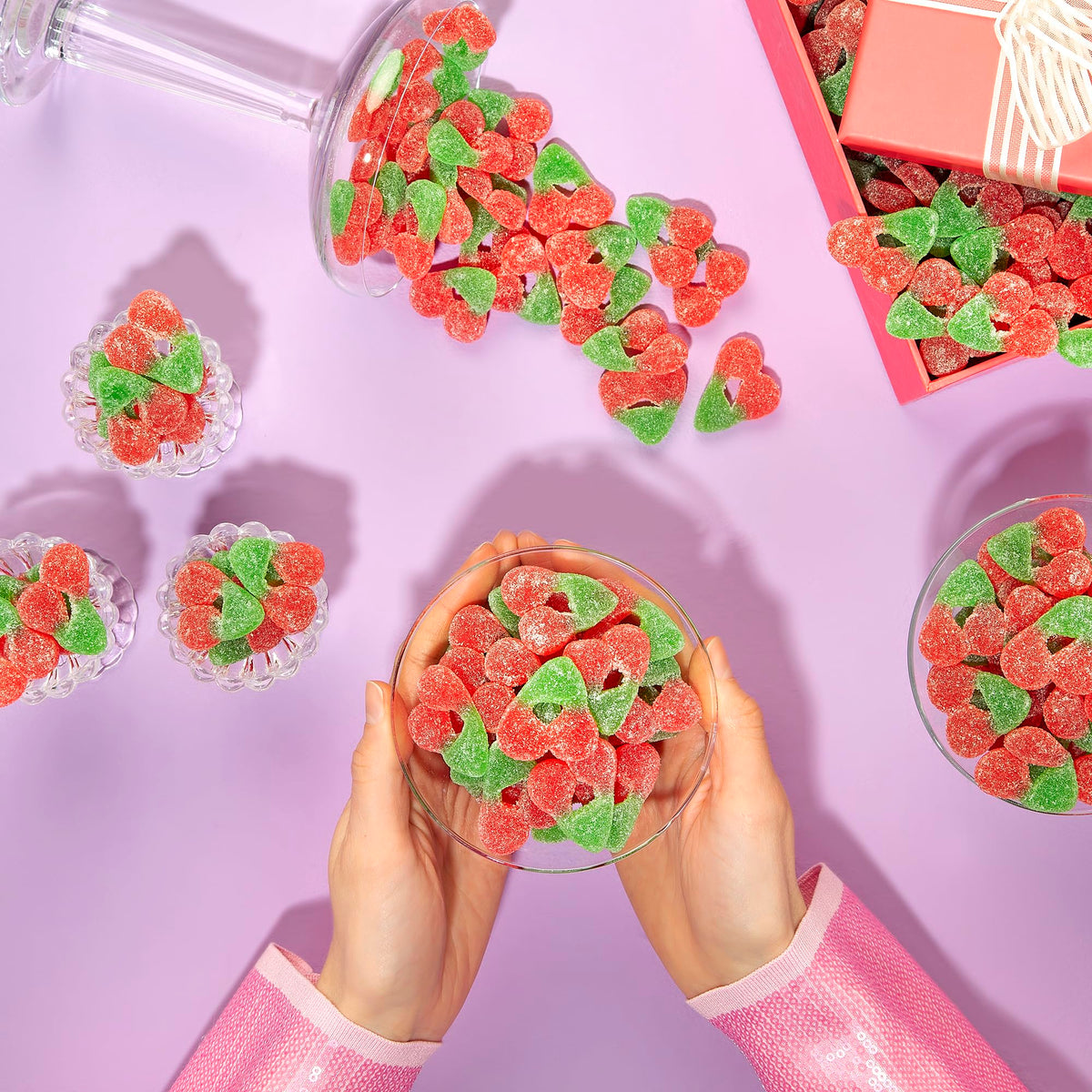 Kervan Bebeto Sour Cherry gummies gift-ready for holidays and celebrations.