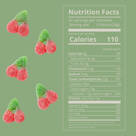 Kervan Bebeto Sour Cherry gummies halal-certified for peace of mind.