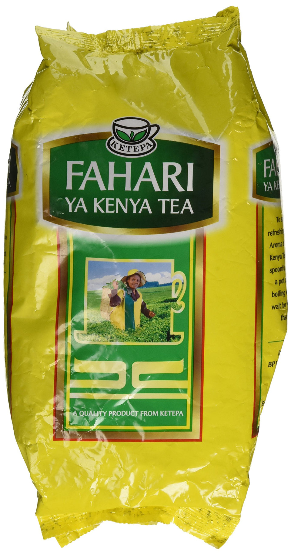 Ketepa Pride of Kenya Tea 500g pack shot for daily brewing.