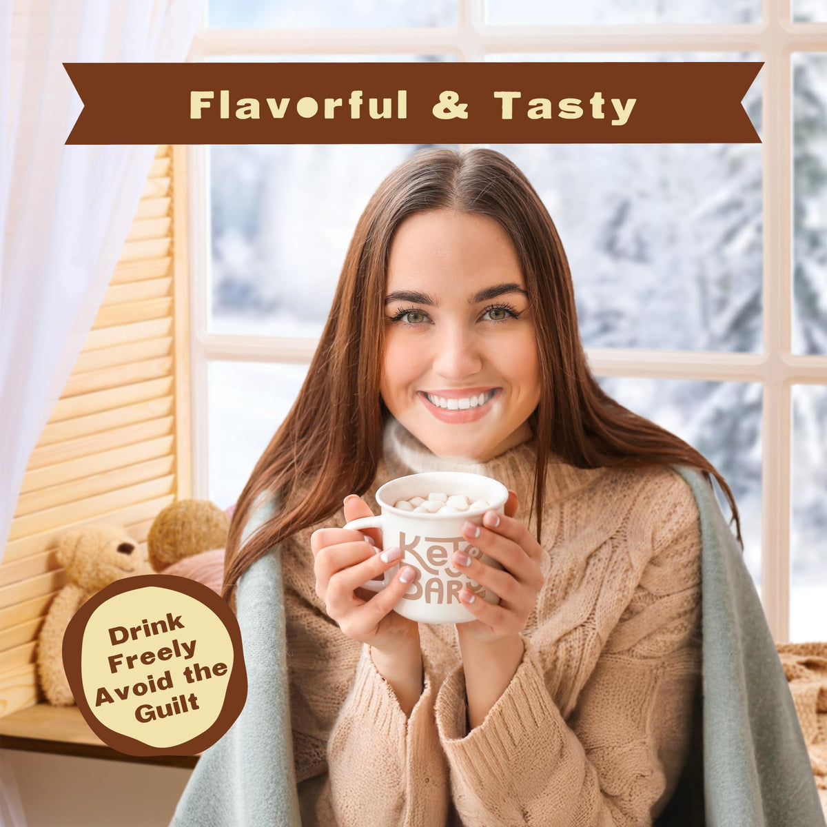 Keto Bars scoop with powder demonstrates easy portion control