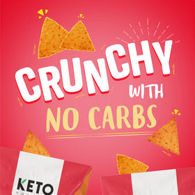 Keto Naturals cheddar keto crackers, close-up texture, crunchy bite with cheddar flavor.