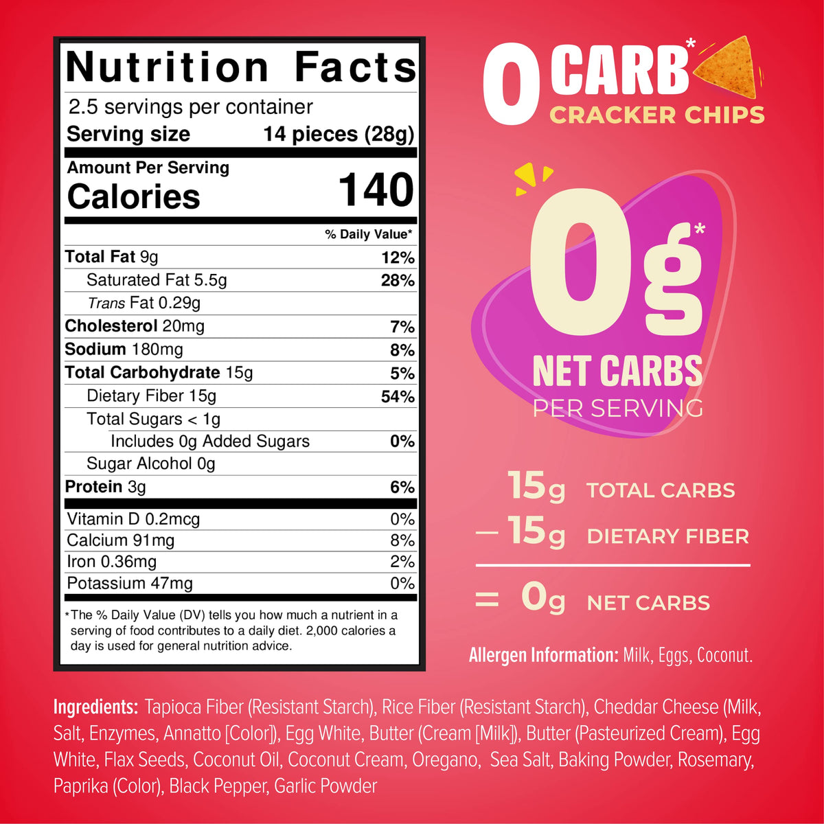 Keto Naturals cheddar keto crackers, kid lunchbox, family-friendly low-carb option.