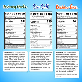 Keto Naturals keto crackers variety pack offers assorted flavors for varied snacking