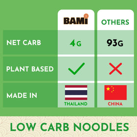 Keto Naturals low-sodium ramen noodles offer a light, protein-rich base