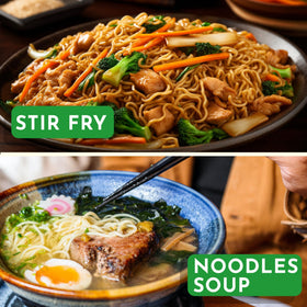 Keto Naturals ramen noodles bowl-ready for hearty broth and al dente bite