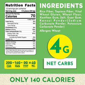 Keto Naturals ramen noodles stir-fry-ready for meals with toppings