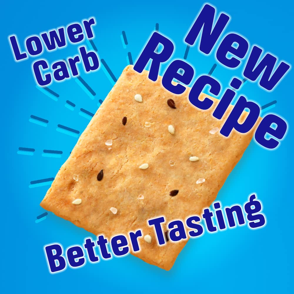 Keto Naturals sea salt crackers close-up texture, crisp bite for quick snacking.