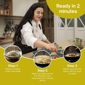 KETO SKINNY Nashi Shirataki Udon Noodles with vegetables, meal-prep friendly and fiber-rich.