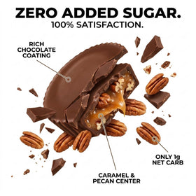 Keto Wise Fat Bombs chocolate surface detail emphasizing rich flavor