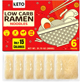 Keto Naturals Keto Noodles pack six portions for easy low carb meals